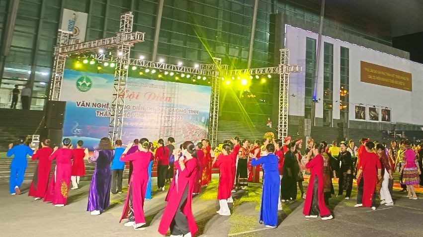 Hội diễn Văn nghệ, đồng diễn thể dục dưỡng sinh thành phố Vĩnh Yên năm 2023