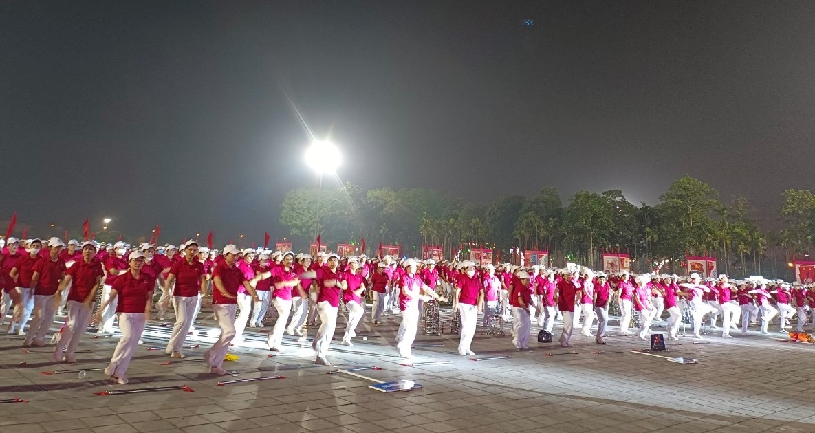 Hội diễn Văn nghệ, đồng diễn thể dục dưỡng sinh thành phố Vĩnh Yên năm 2023