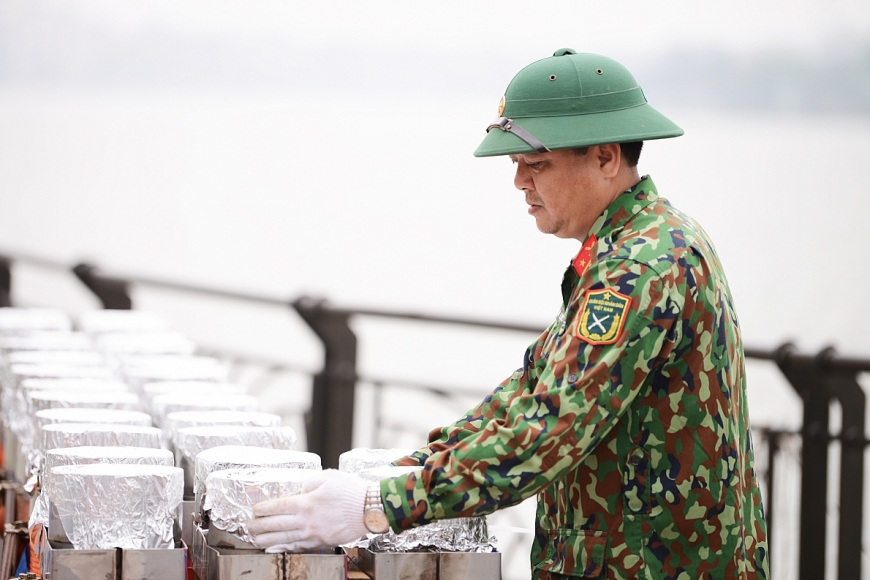 ẢNH: Trận địa pháo hoa mừng Giỗ Tổ Hùng Vương 2023 tại Phú Thọ