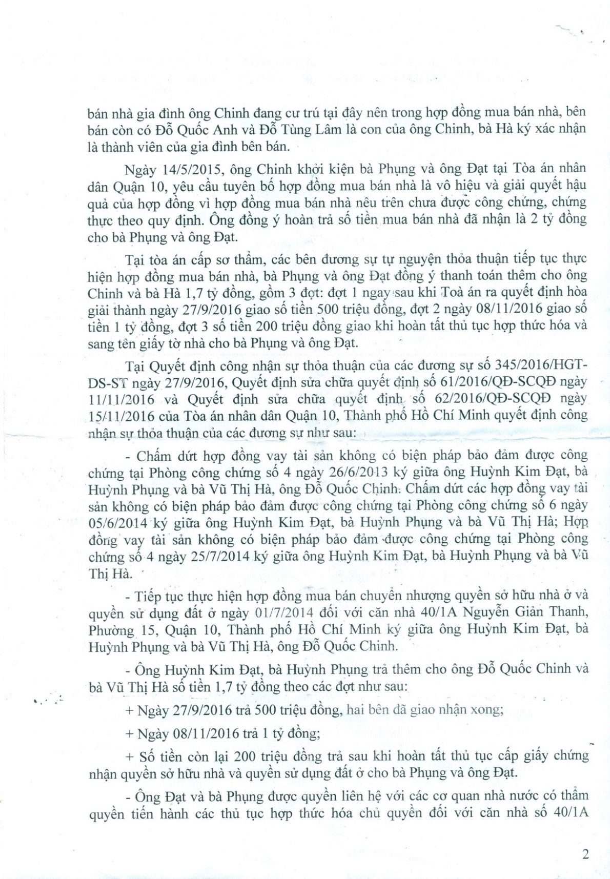Bị đơn là người cao tuổi cho rằng Quyết định giám đốc thẩm có nhiều dấu hiệu bất cập