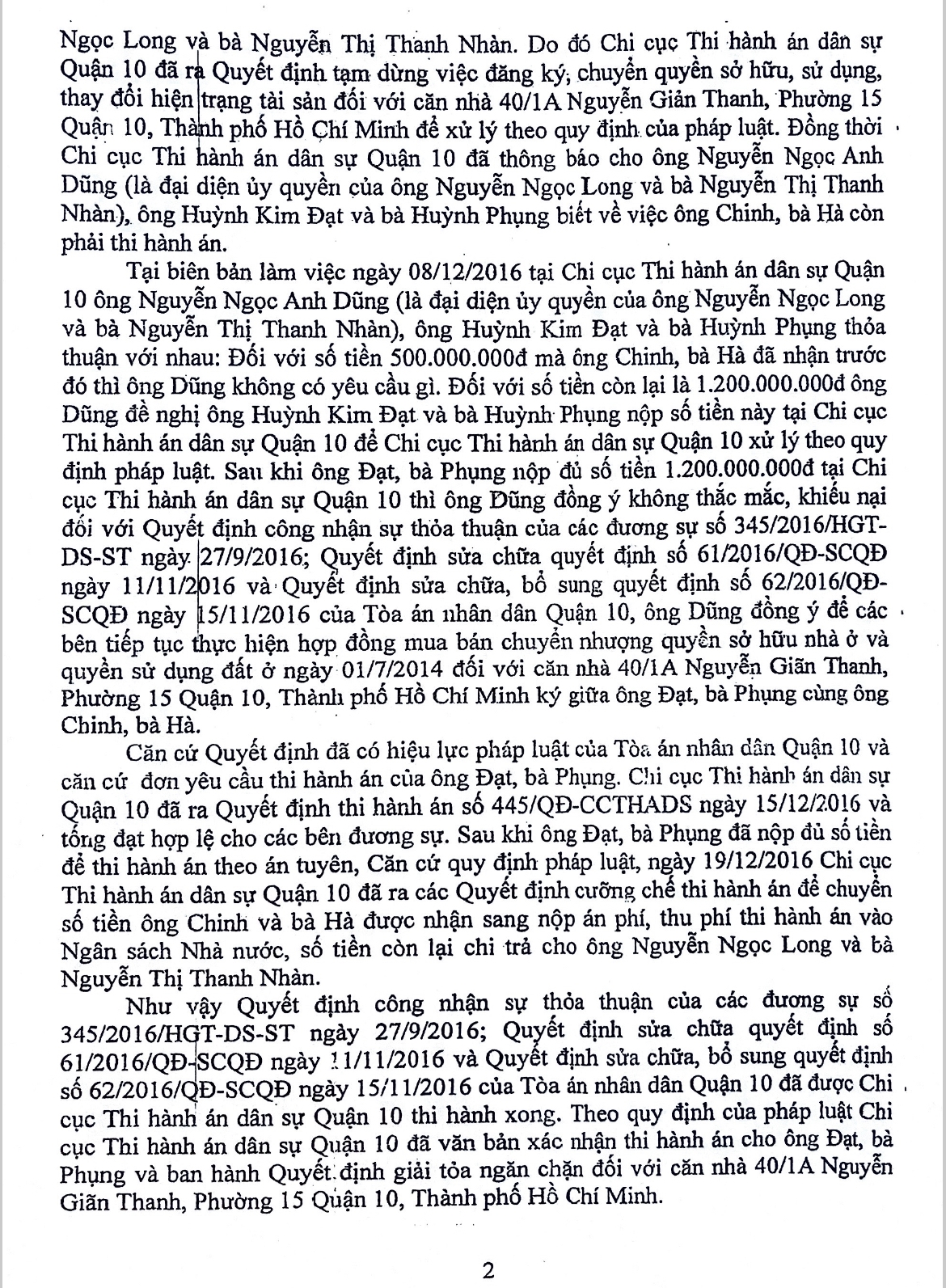 Bị đơn là người cao tuổi cho rằng Quyết định giám đốc thẩm có nhiều dấu hiệu bất cập