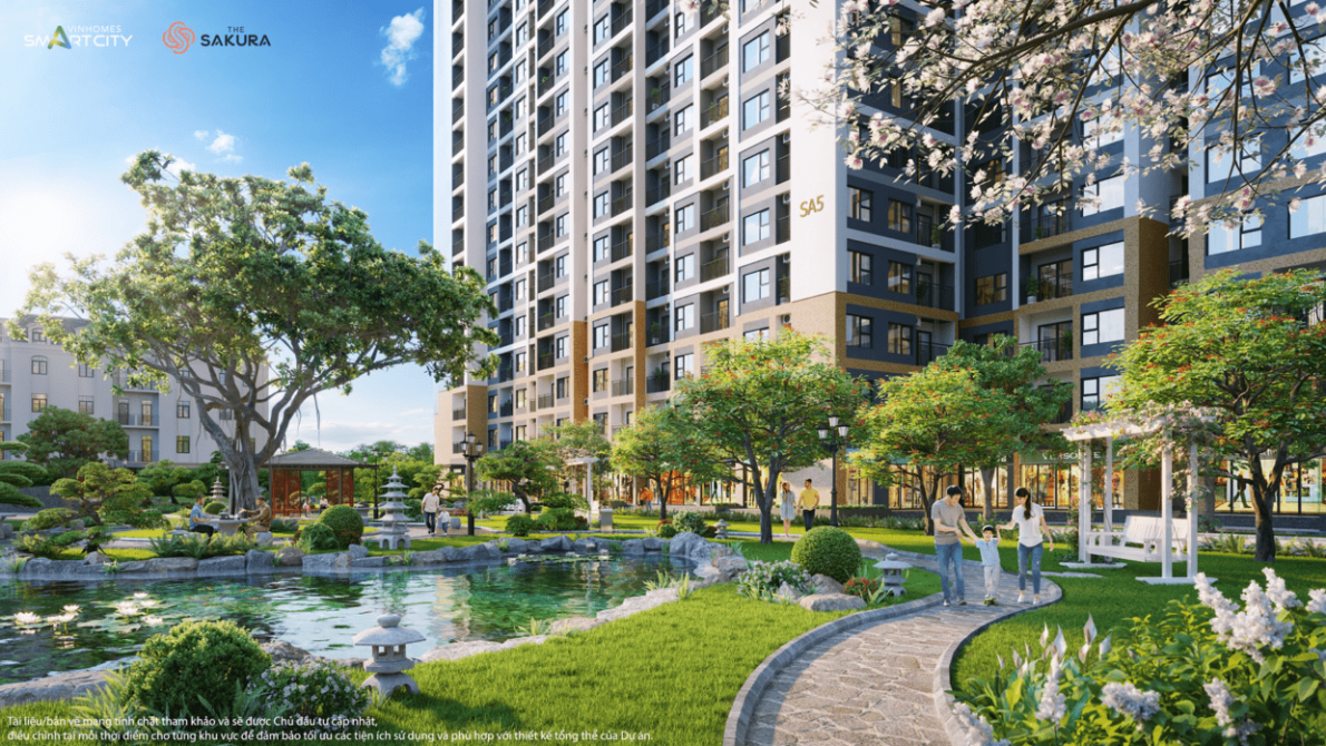 SA5 - The Sakura phác họa chất Nhật một cách trọn vẹn từ bộ đôi vườn Nhật nội khu và vườn Nhật trên mây