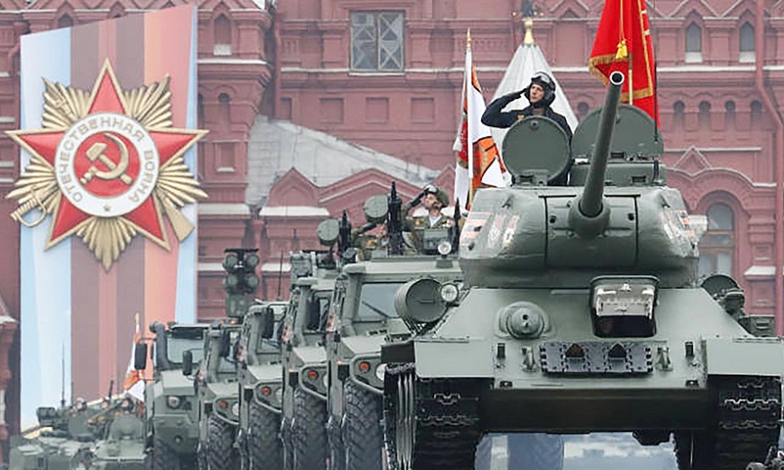 Lễ diễu binh kỷ niệm 75 năm Ngày chiến thắng (9-5) trên Quảng trường Đỏ (Nga) 