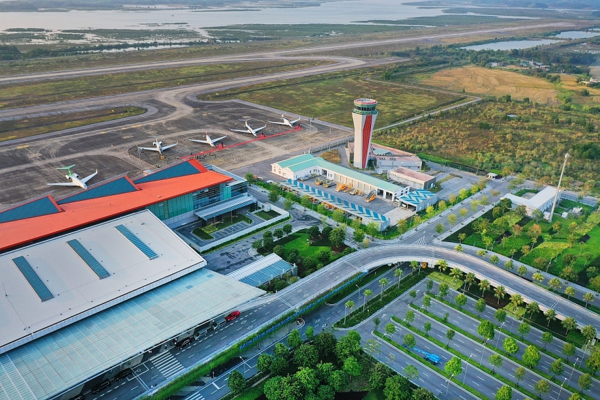 Sân bay quốc tế Vân Đồn do Sun Group đầu tư tại Quảng Ninh