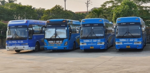 Hải Phòng đình chỉ khai thác 6 xe khách tuyến cố định