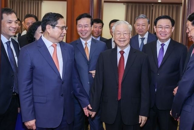 Hội nghị Trung ương 7 có ý nghĩa rất quan trọng đối với việc hoàn thành thắng lợi Nghị quyết Đại hội XIII của Đảng - Ảnh: VGP/Nhật Bắc