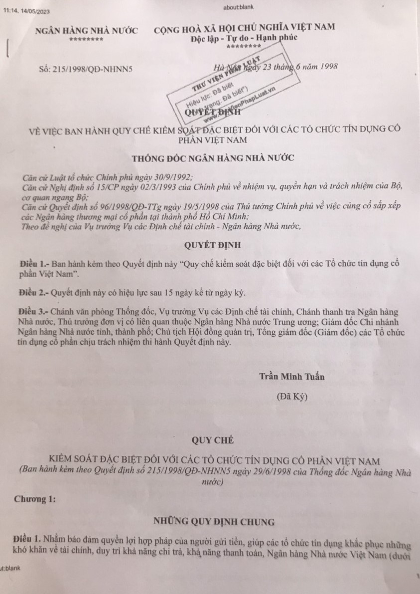 Đại gia Lê Ân khởi kiện VCB Việt Nam bán 