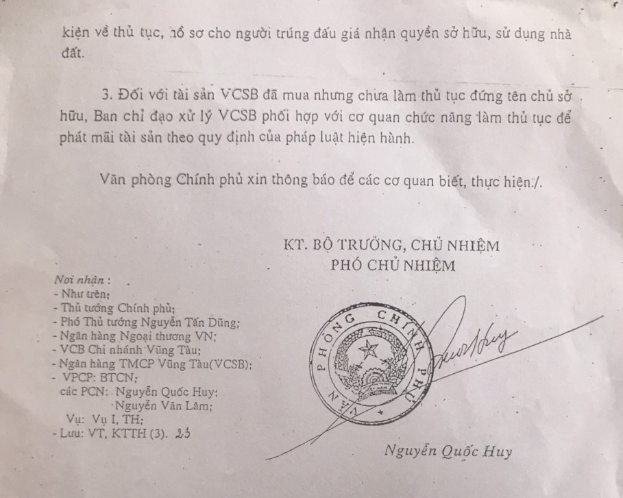 Đại gia Lê Ân khởi kiện VCB Việt Nam bán 