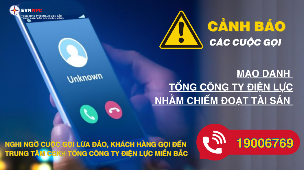 Mạo danh Tổng Công ty Điện lực miền Bắc thông tin không đúng sự thật nhằm lừa đảo khách hàng