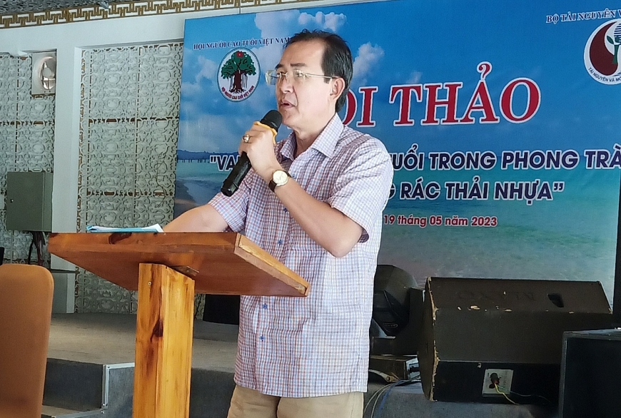 Hội thảo “Vai trò của NCT trong phong trào phòng, chống rác thải nhựa năm 2023” tại tỉnh Kiên Giang