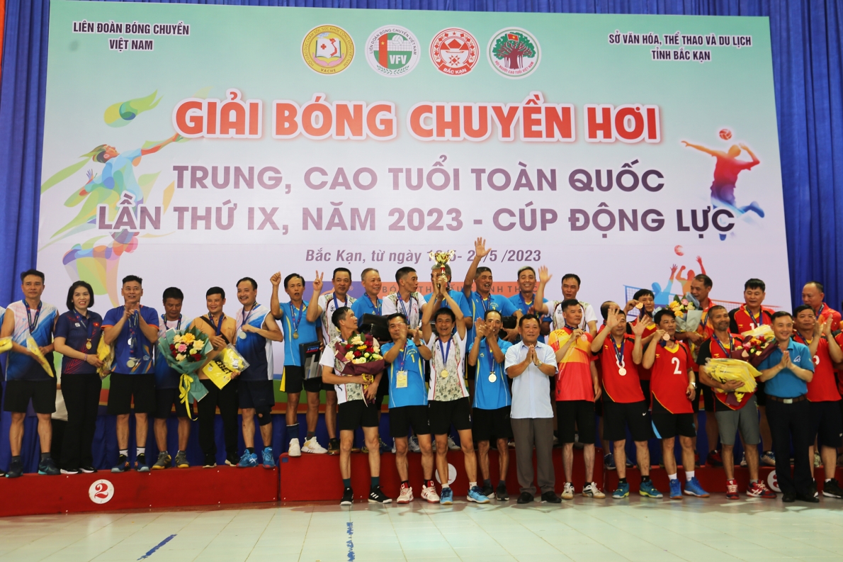 Giải Bóng chuyền hơi trung, cao tuổi toàn quốc lần thứ IX, năm 2023 thành công tốt đẹp