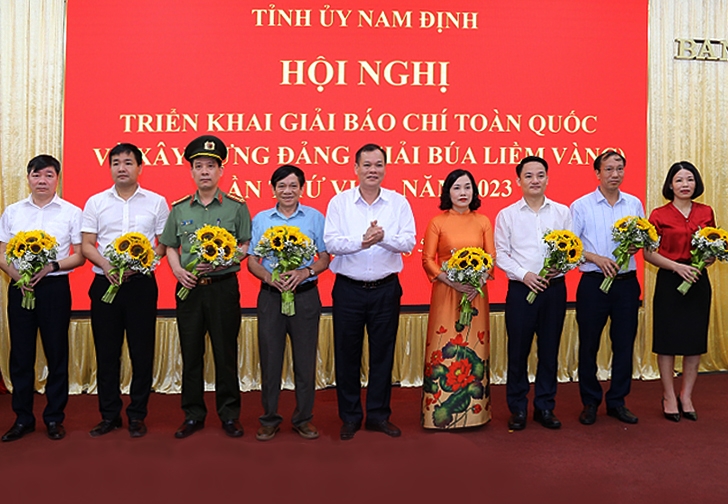 Nam Định phát động hưởng ứng Giải Báo chí toàn quốc về xây dựng Đảng lần thứ VIII - 2023