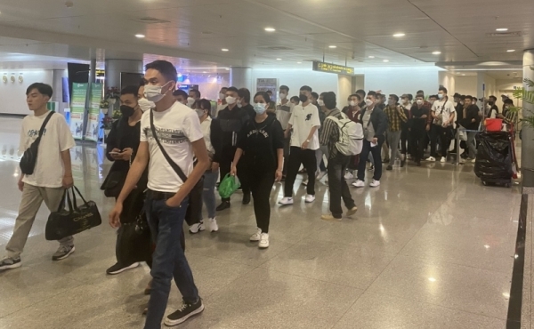 60 công dân Việt Nam được giải cứu khỏi một sòng bạc ở Philippines đã về nước