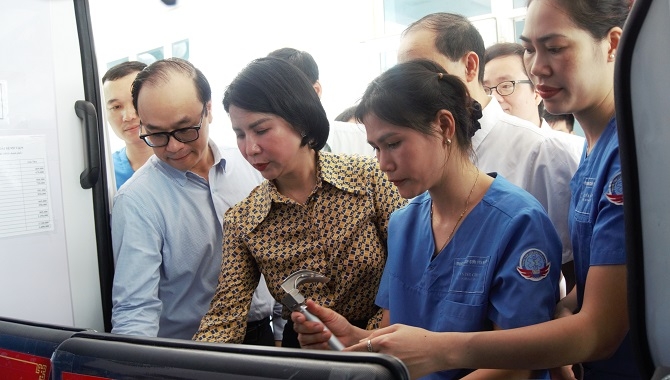 TP Hà Nội: Trạm cấp cứu 115 khu vực Đông Anh đi vào hoạt động