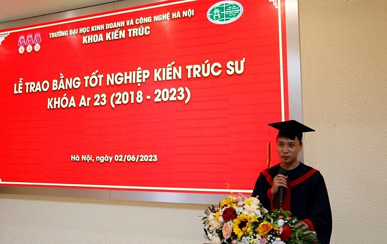 Nhiều đồ án tốt nghiệp của sinh viên kiến trúc Trường Đại học KD&CN có tính ứng dụng thực tiễn cao