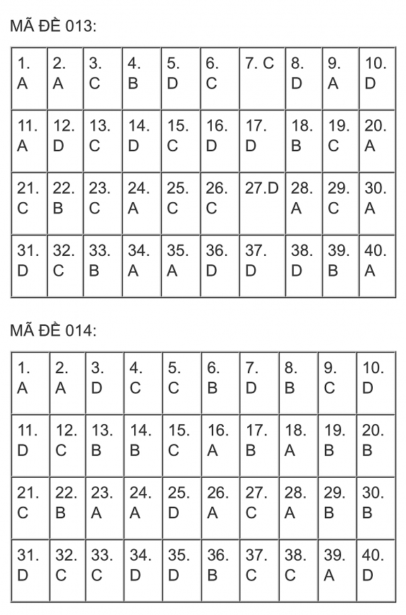 Đề thi, đáp án môn Ngoại ngữ vào lớp 10 TP. Hà Nội năm 2023