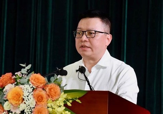 Ông Lê Quốc Minh phát biểu tại buổi làm việc
