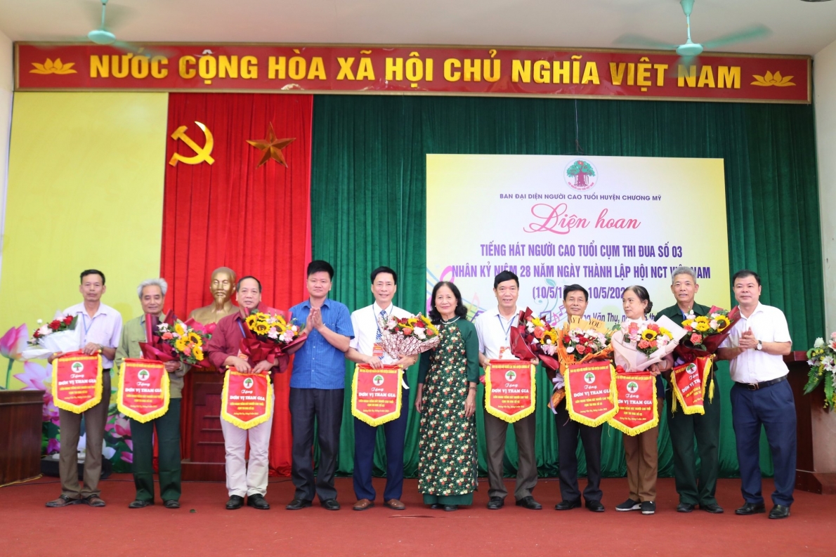 Liên hoan tiếng hát NCT năm 2023 Cụm 3 huyện Chương Mỹ, TP Hà Nội tổ chức tại xã Hoàng Văn Thụ