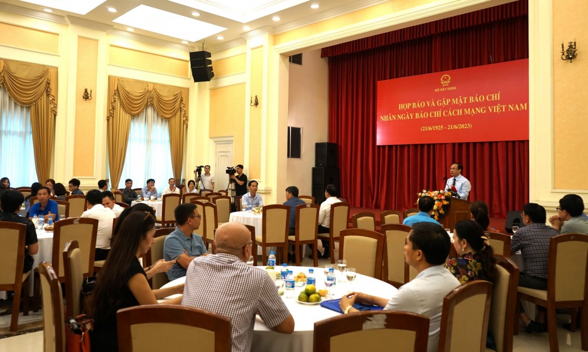 Bộ Xây dựng tri ân và sẽ tạo mọi điều kiện tốt nhất để phóng viên các cơ quan báo chí tiếp cận thông tin