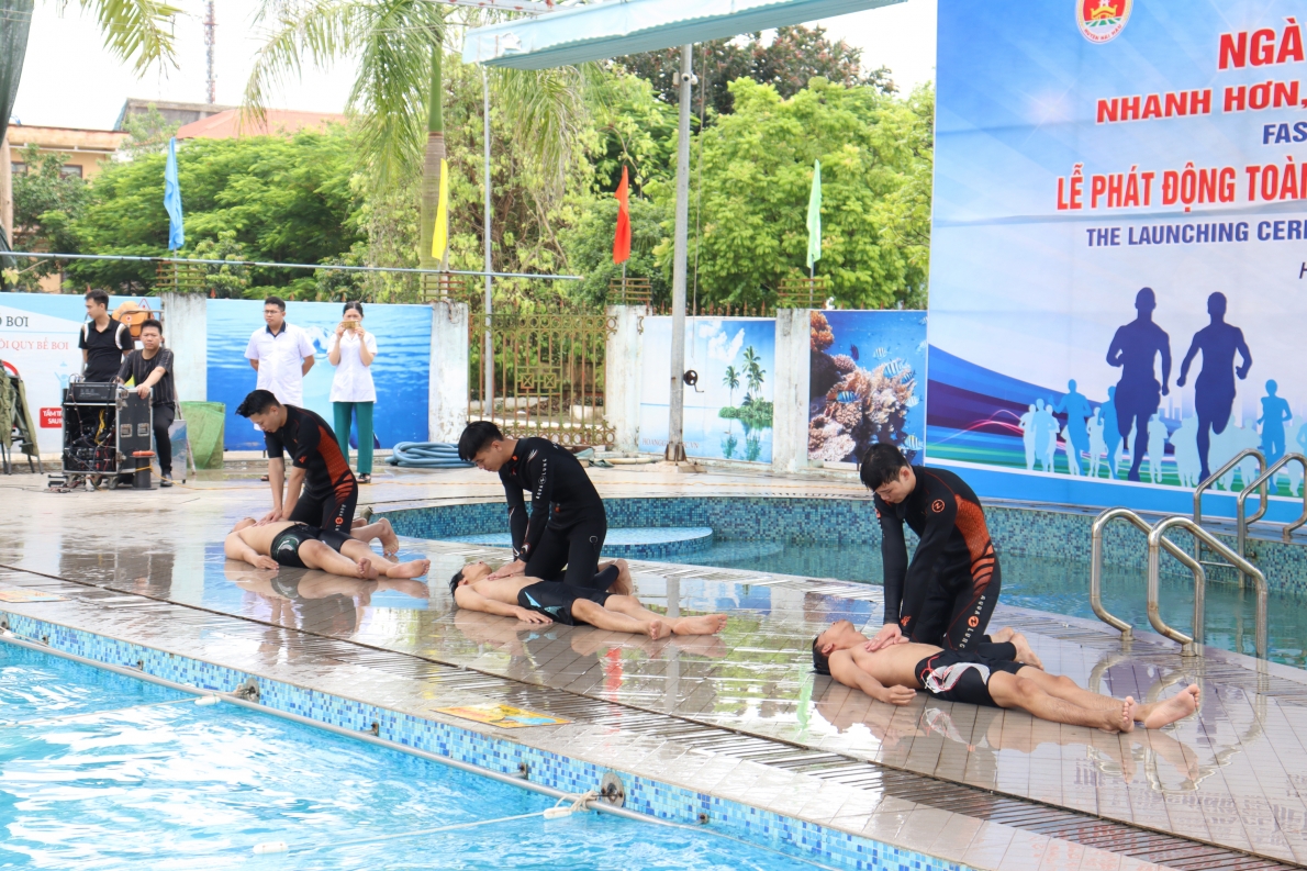 Tổ chức Ngày Olympic và phát động toàn dân tập luyện môn bơi phòng, chống đuối nước năm 2023 Tổ chức Ngày Olympic và phát động toàn dân tập luyện môn bơi phòng, chống đuối nước năm 2023