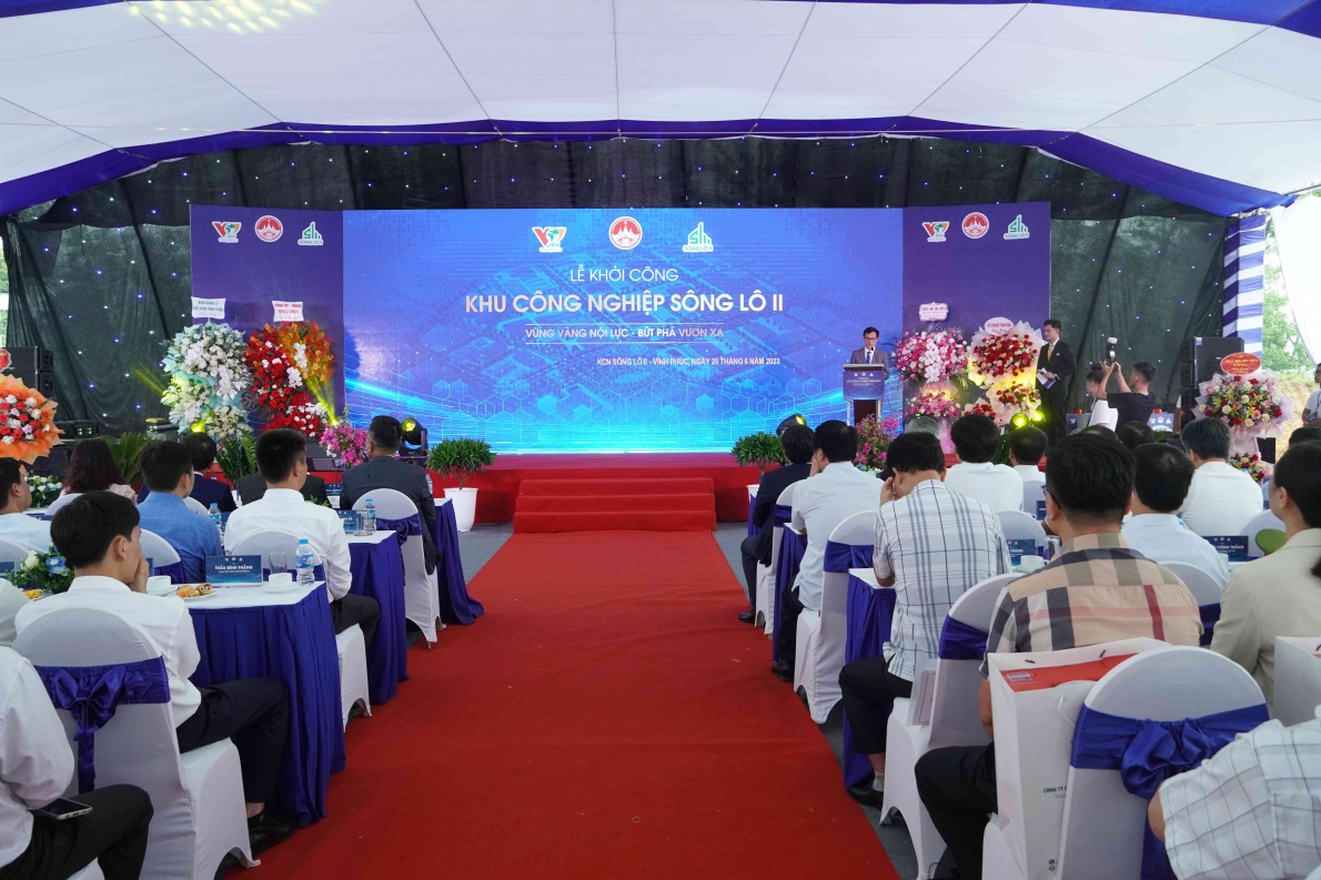 Vĩnh Phúc: Khởi công Khu công nghiệp Sông Lô II với diện tích 165,65ha