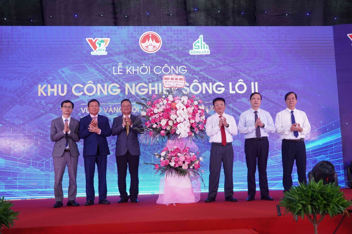 Vĩnh Phúc: Khởi công Khu công nghiệp Sông Lô II với diện tích 165,65ha