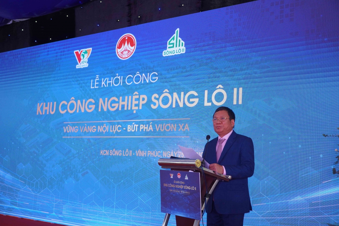 Vĩnh Phúc: Khởi công Khu công nghiệp Sông Lô II với diện tích 165,65ha