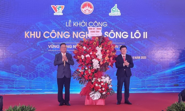 Vĩnh Phúc: Khởi công Khu công nghiệp Sông Lô II với diện tích 165,65ha