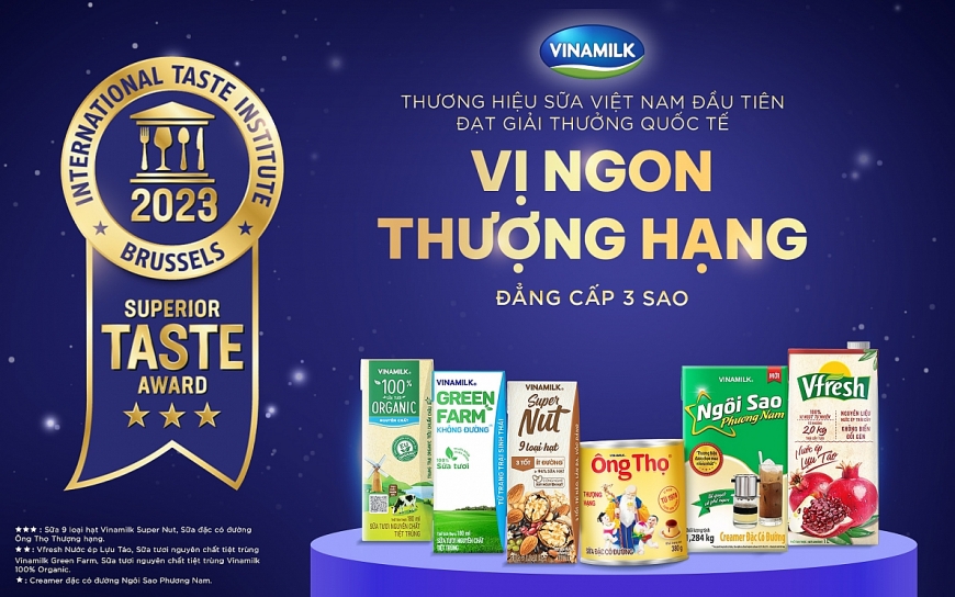 : Vinamilk “thắng lớn” tại giải thưởng Vị ngon thượng hạng - Superior Taste Award với loạt sản phẩm được gắn sao bởi các chuyên gia toàn cầu