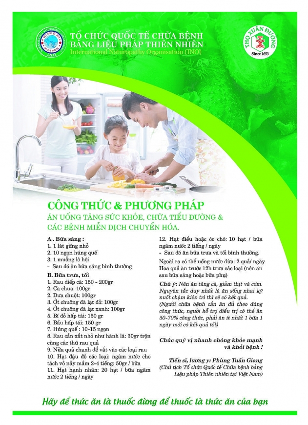 Phương pháp điều trị bệnh đái tháo đường bằng nam y