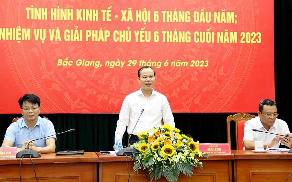 Ông Mai Sơn, Phó Chủ tịch Thường trực UBND tỉnh Bắc Giang 