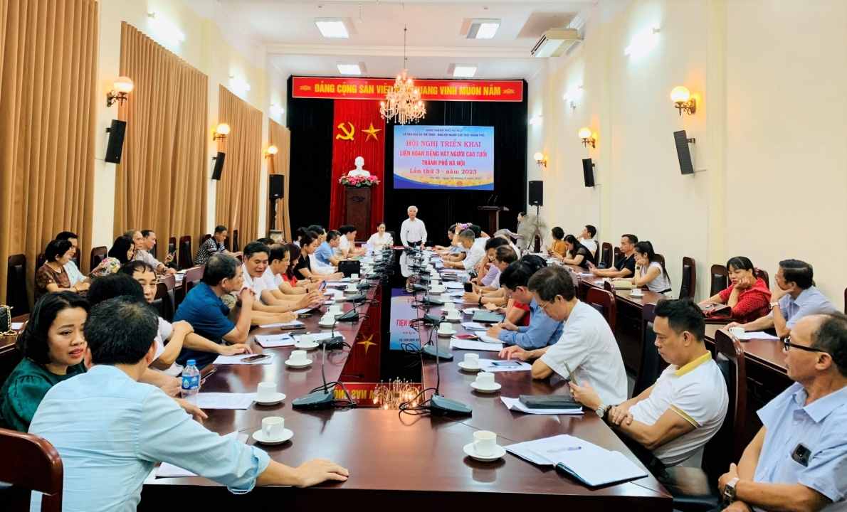 Hội nghị triển khai Liên hoan tiếng hát NCT TP Hà Nội lần thứ 3 năm 2023