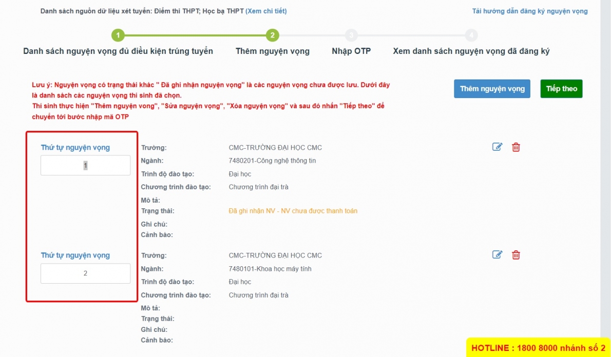 Hướng dẫn nộp lệ phí và đăng kí xét tuyển đại học 2023