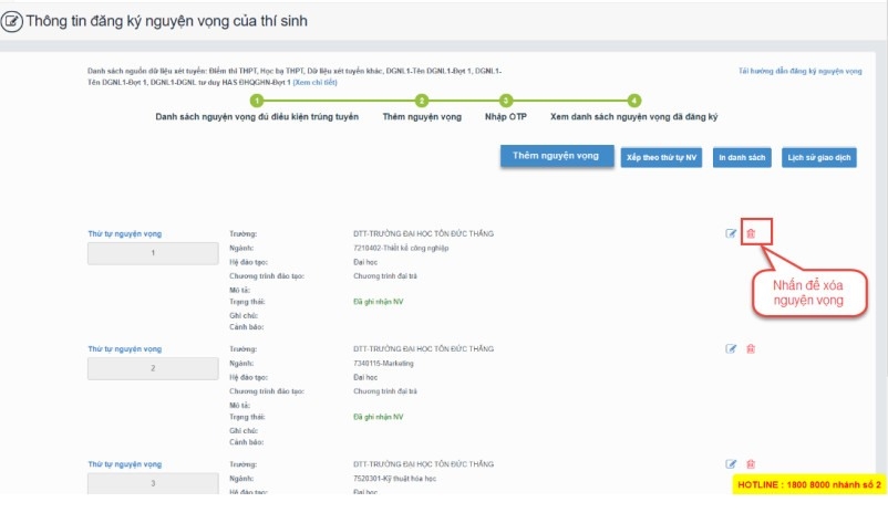 Hướng dẫn nộp lệ phí và đăng kí xét tuyển đại học 2023