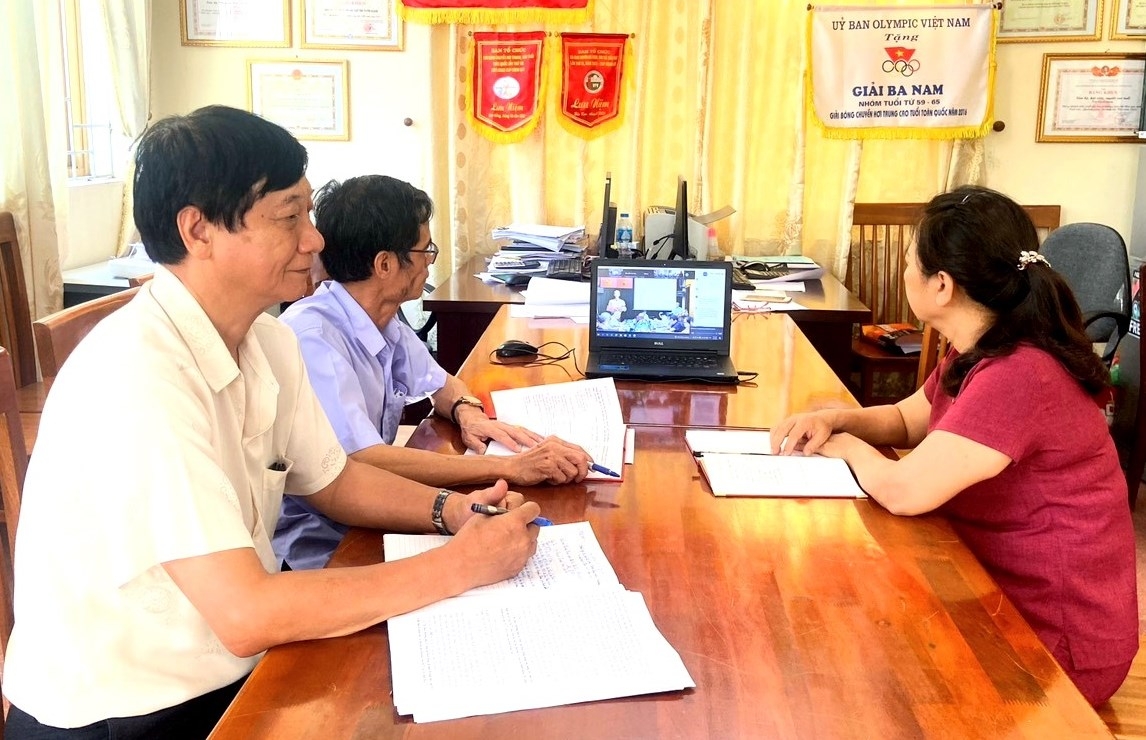 Các đại biểu dự Hội nghị trực tuyến tại điểm cầu tỉnh Tuyên Quang