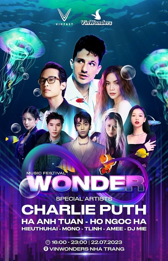 Siêu đại nhạc hội 8Wonder là show diễn đầu tiên tại châu Á của Charlie Puth