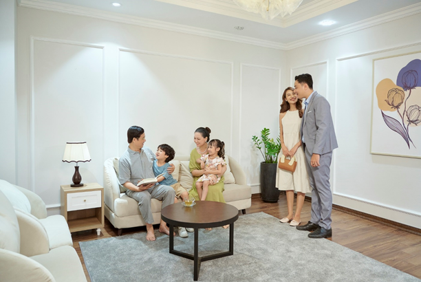 Các căn hộ được bàn giao hoàn thiện cơ bản, khách có thể nhận nhà ngay, giảm bớt gánh nặng tài chính và những bất cập trong thuê nhà thường thấy.