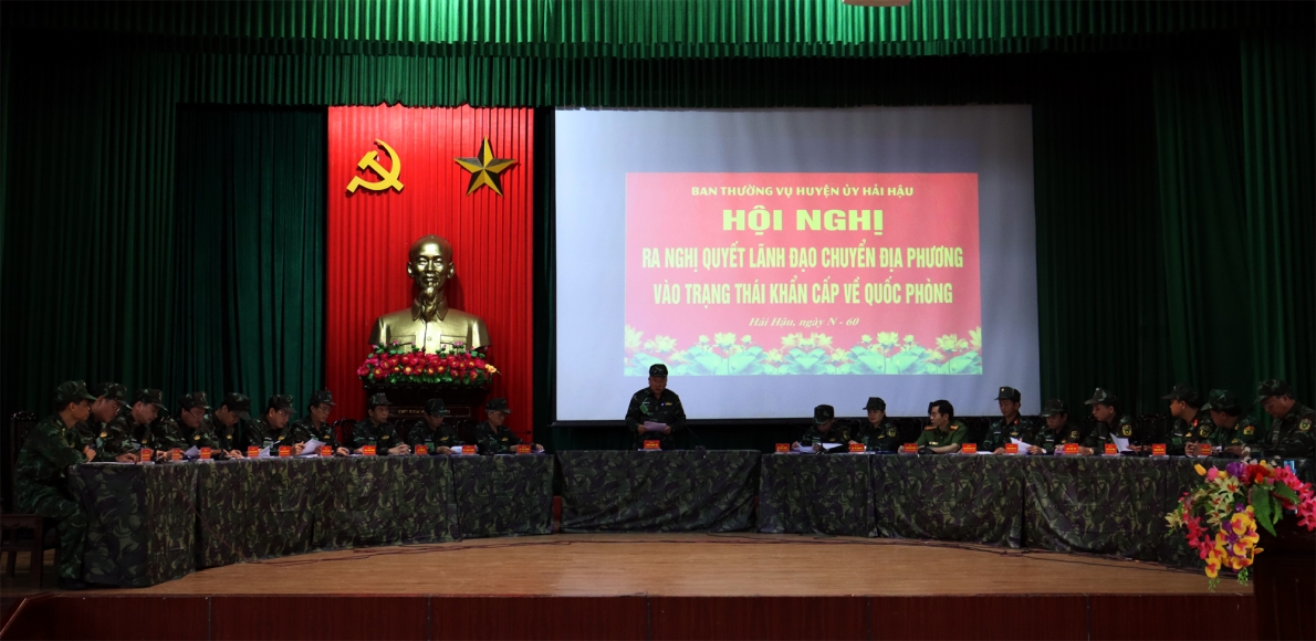 Huy động nhiều nhân lực, vật lực và phương tiện tham gia diễn tập đảm bảo vững chắc khu vực phòng thủ