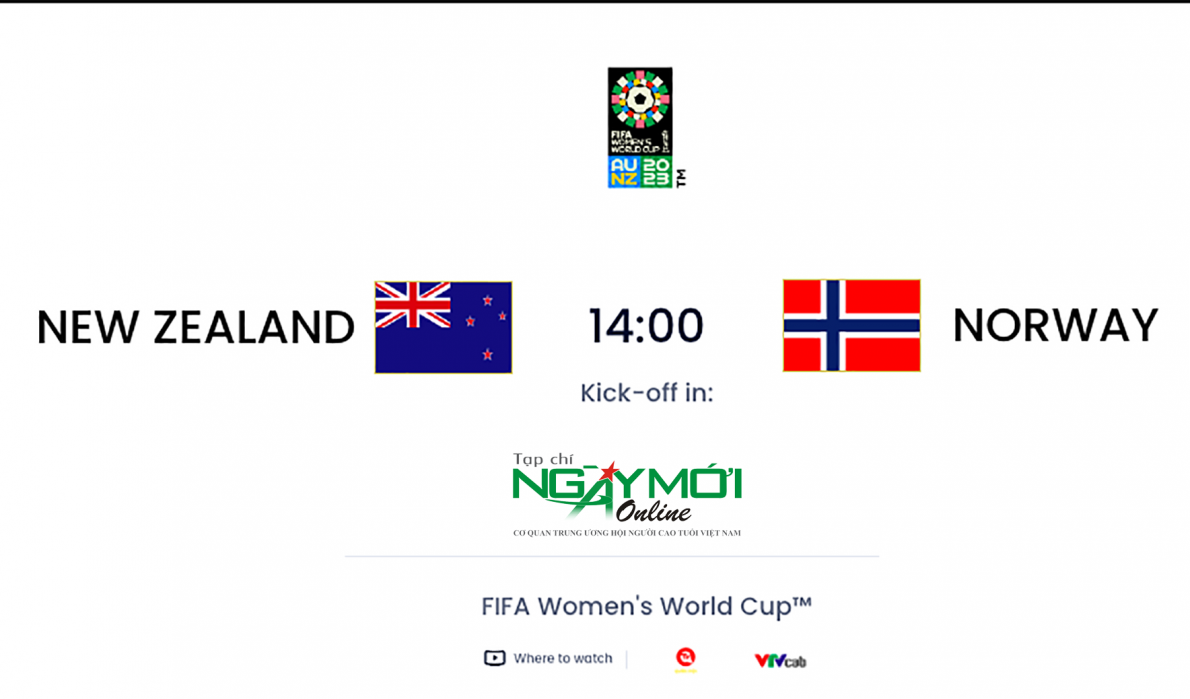 Link xem trực tiếp Nữ New Zealand vs Nữ Na Uy, World Cup nữ 2023