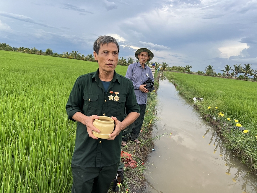 CCB Vũ Ngọc Giang tìm đồng đội ở Kiên Giang