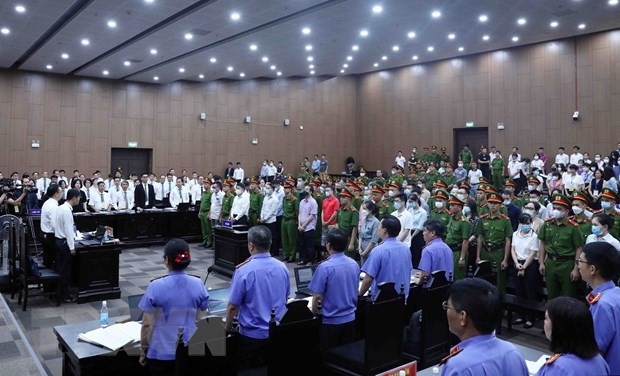 Quang cảnh phiên xét xử. Ảnh: TTXVN
