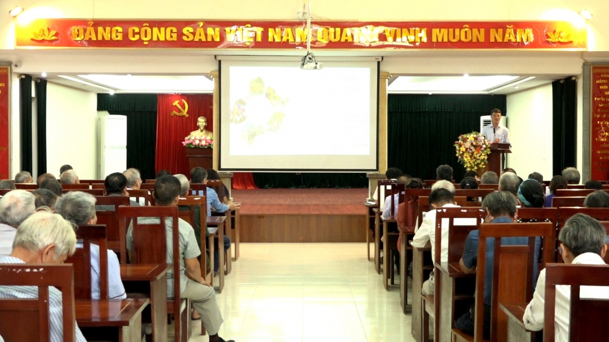 Quang cảnh lớp tập huấn nghiệp vụ công tác Hội tại huyện Mỹ Đức, TP Hà Nội