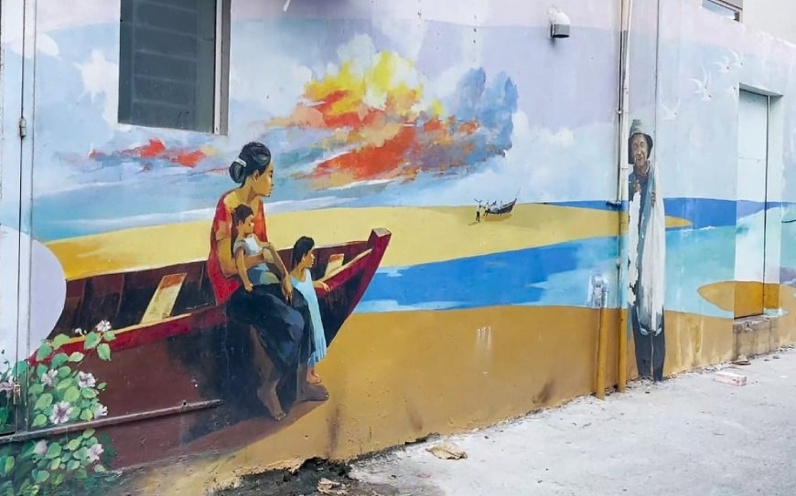 Từng được kỳ vọng sẽ đem lại giá trị kinh tế, du lịch cho địa phương, nhưng Đường bích họa ở phường Mân Thái lại không hiệu quả.