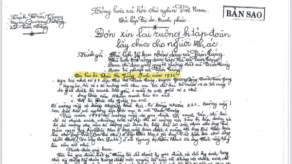“Đòi lại đất do Tập đoàn lấy chia cho người khác”, người cao tuổi trở thành bị đơn?!