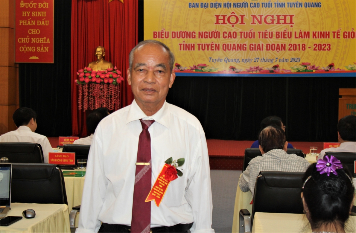 Ông Hà Văn Điệt tại Hội nghị