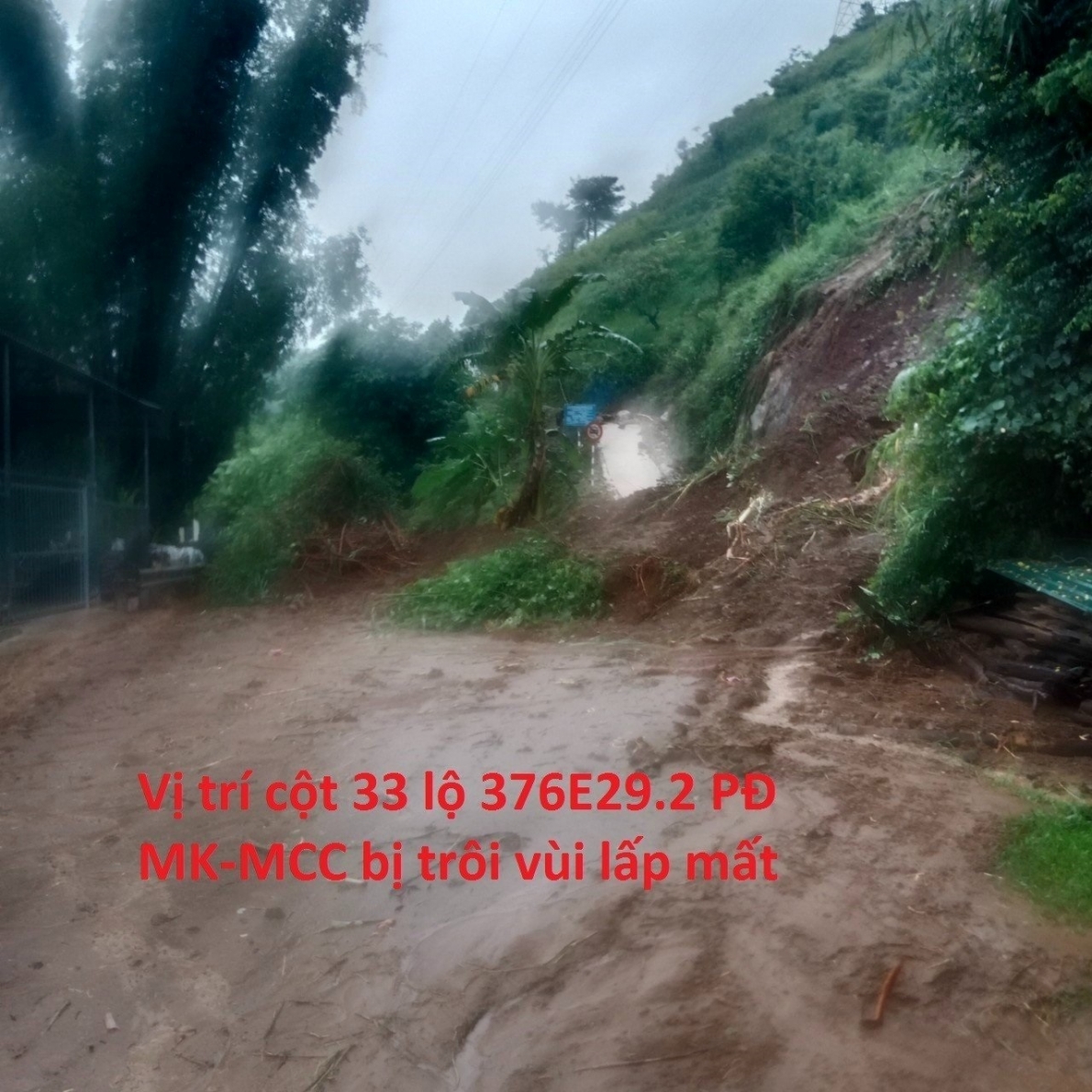 8.484 khách hàng tại các tỉnh Tây Bắc bị gián đoạn cung cấp điện do ảnh hưởng của mưa giông, sạt lở và lũ quét