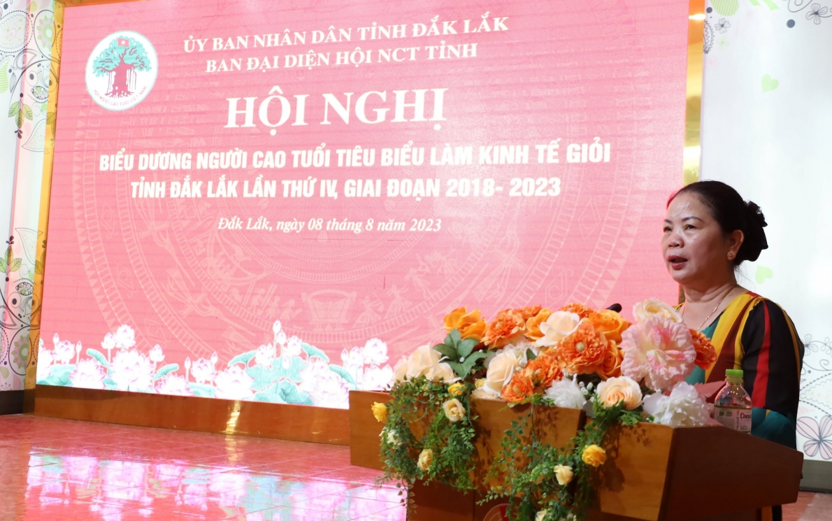 Tuyên dương người cao tuổi tiêu biểu làm kinh tế giỏi giai đoạn 2018-2023