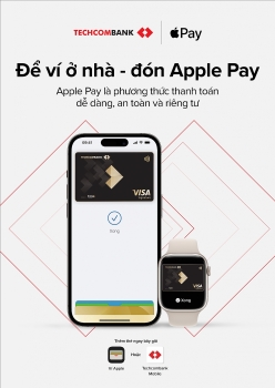 Techcombank giới thiệu Apple Pay đến khách hàng