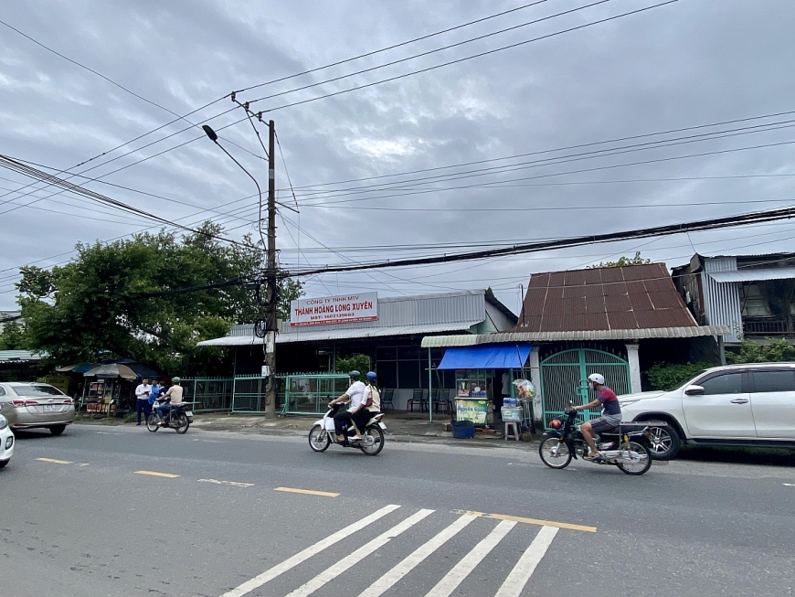 Khu đất của gia đình cụ Thái Quang Hỷ đang kiến nghị được cấp GCNQSDĐ. 