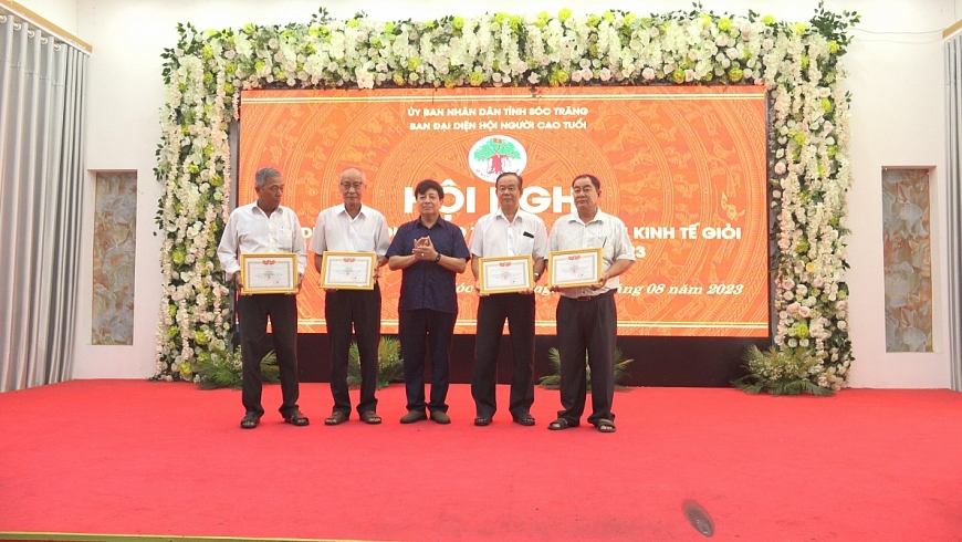 Hội NCT tỉnh Sóc Trăng: Biểu dương 153 NCT tiêu biểu, làm kinh tế giỏi giai đoạn 2018-2023